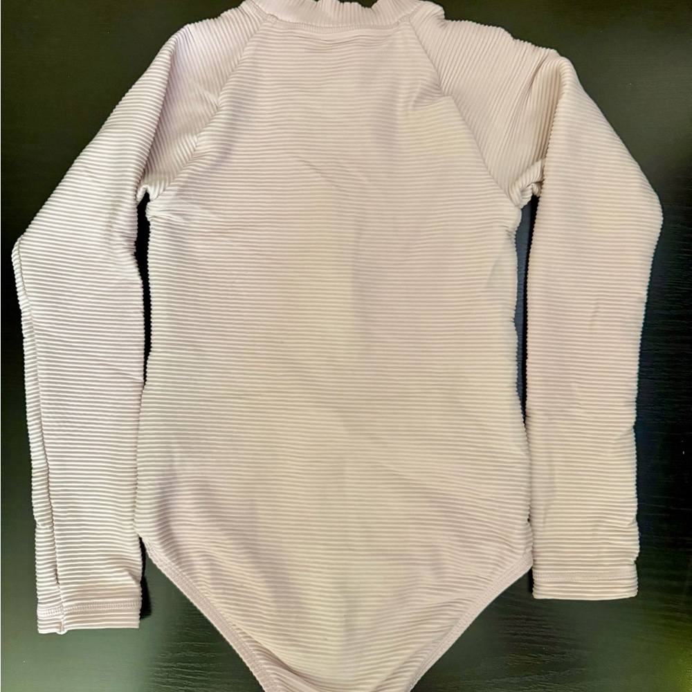 Crewcuts Tan and Pink UPF 50+ Swimsuit - Picture 3 of 3